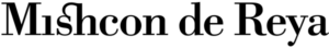 The Mishcon de Reya logo in black, featuring the law firm’s name in a clean, serif font on a transparent background.